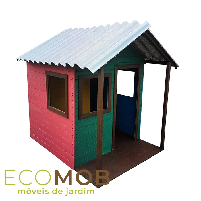 Casinha de boneca para praças e escolas