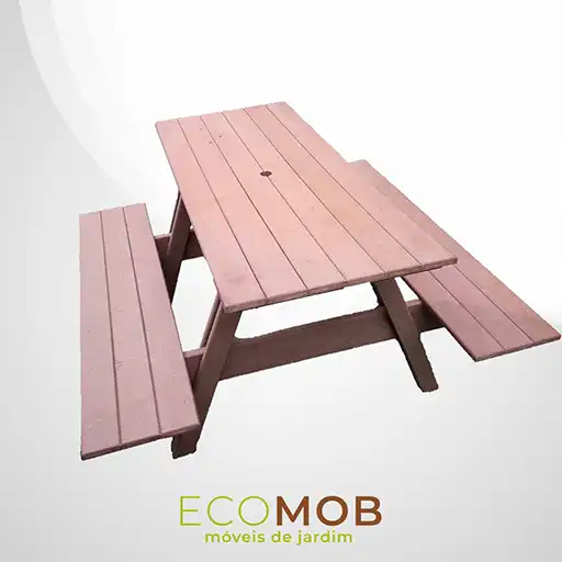 Comprar mesa de madeira plástica