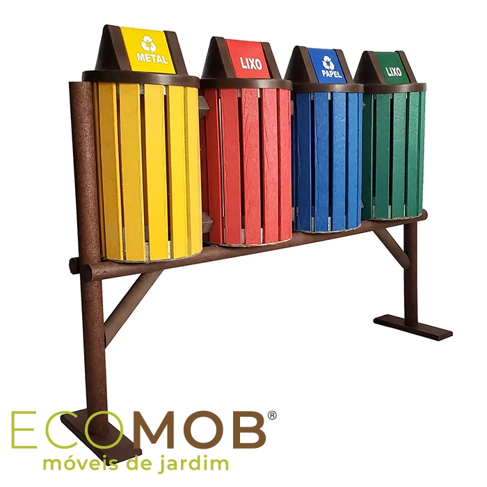 Lixeira lápis decorativa para escolas