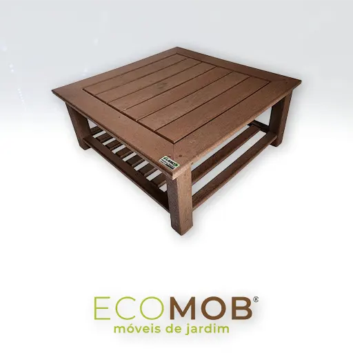 Mesa de centro de madeira resistente: onde comprar