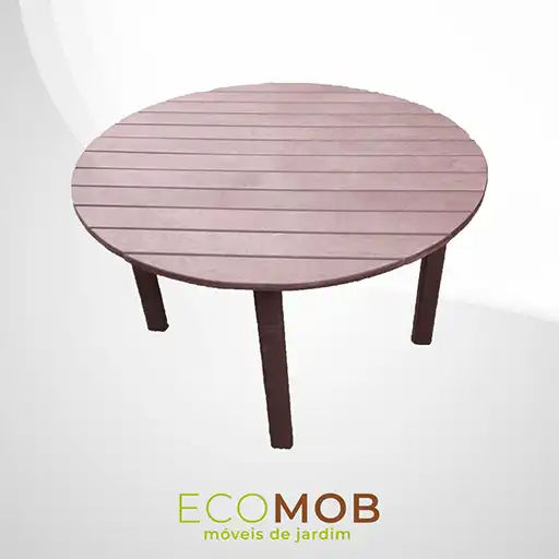 Mesa redonda de madeira: fabricante e preços