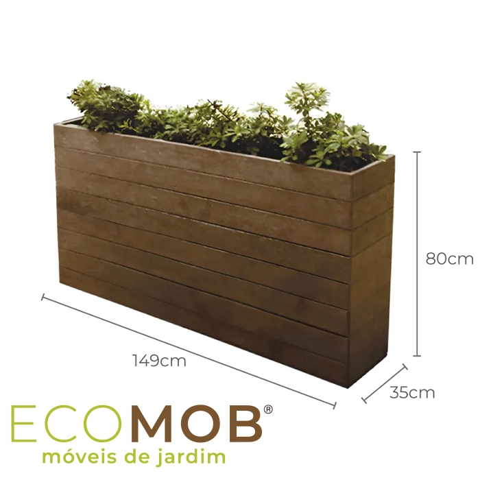 Onde encontrar floreira grande e resistente