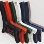 Banco Colorido de Madeira Plástica