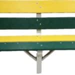 Banco Colorido de Madeira Plástica