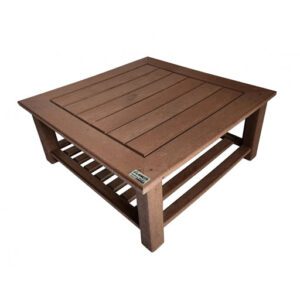 Mesa de Centro de Madeira Plástica
