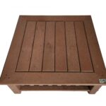 Mesa de Centro de Madeira Plástica